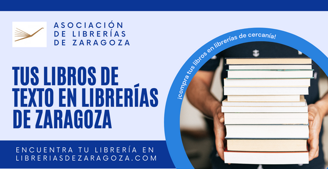 TUS LIBROS DE TEXTO EN LIBRERÍAS DE ZARAGOZA